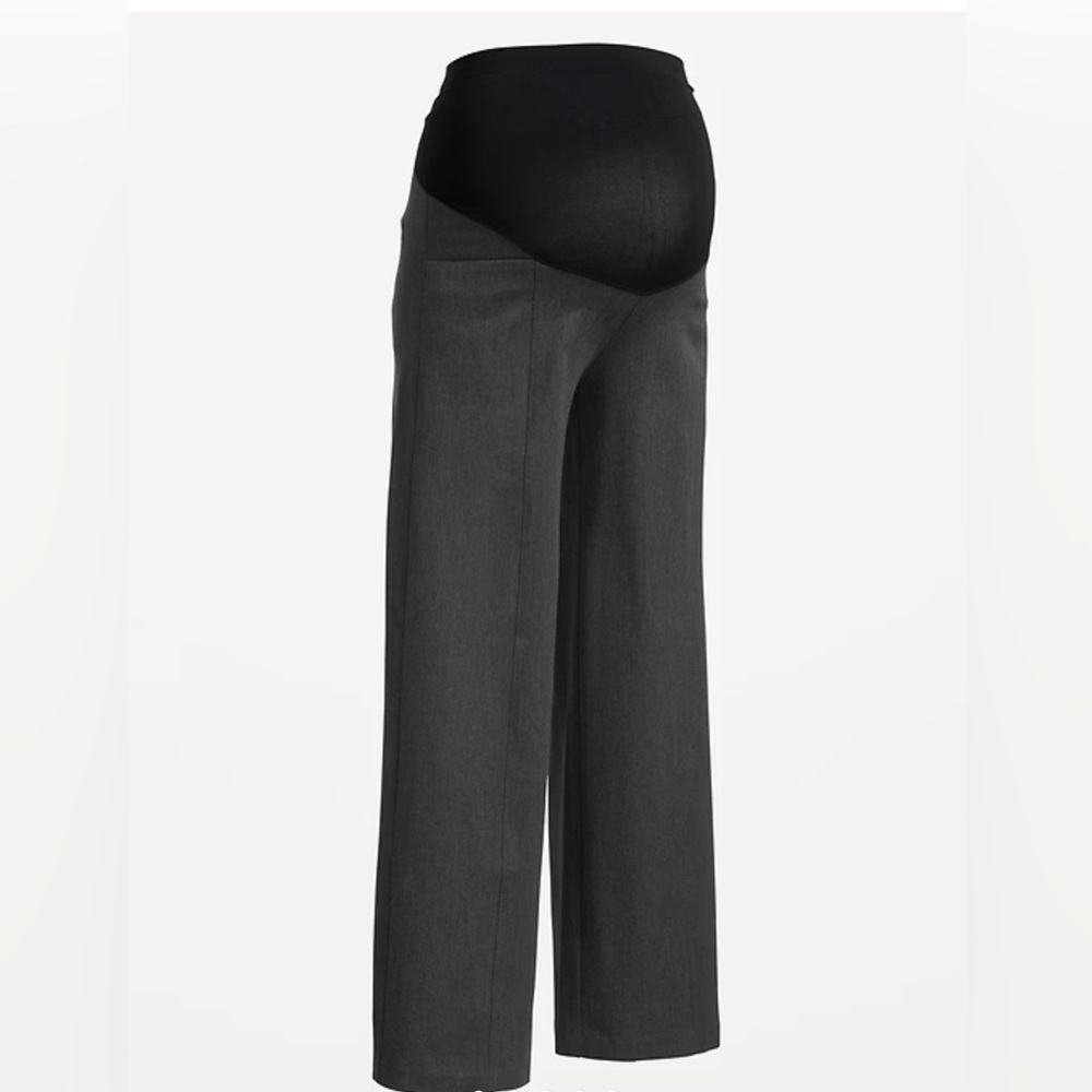 Old Navy Maternity Full-Panel Pixie Wide-Leg Pants